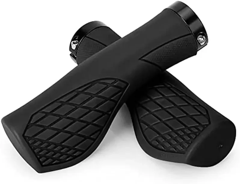 Commuting On Mountain Bike - Manoplas de Bicicleta em Borracha com