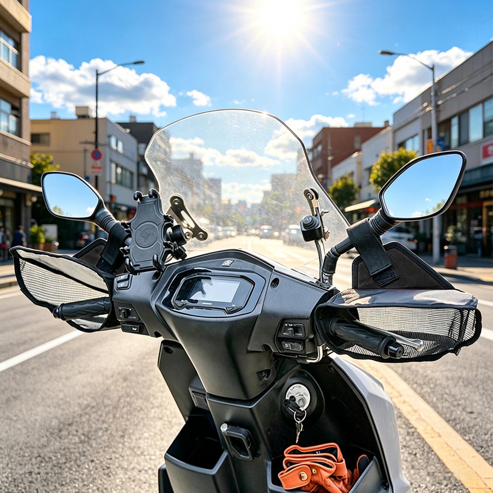 Cycling Commute Distance - Luvas de guidão para motocicleta, luvas