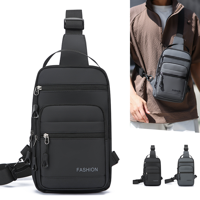 Cycling Commuter Bag - Bolsa de Peito Masculina Impermeável Oxford
