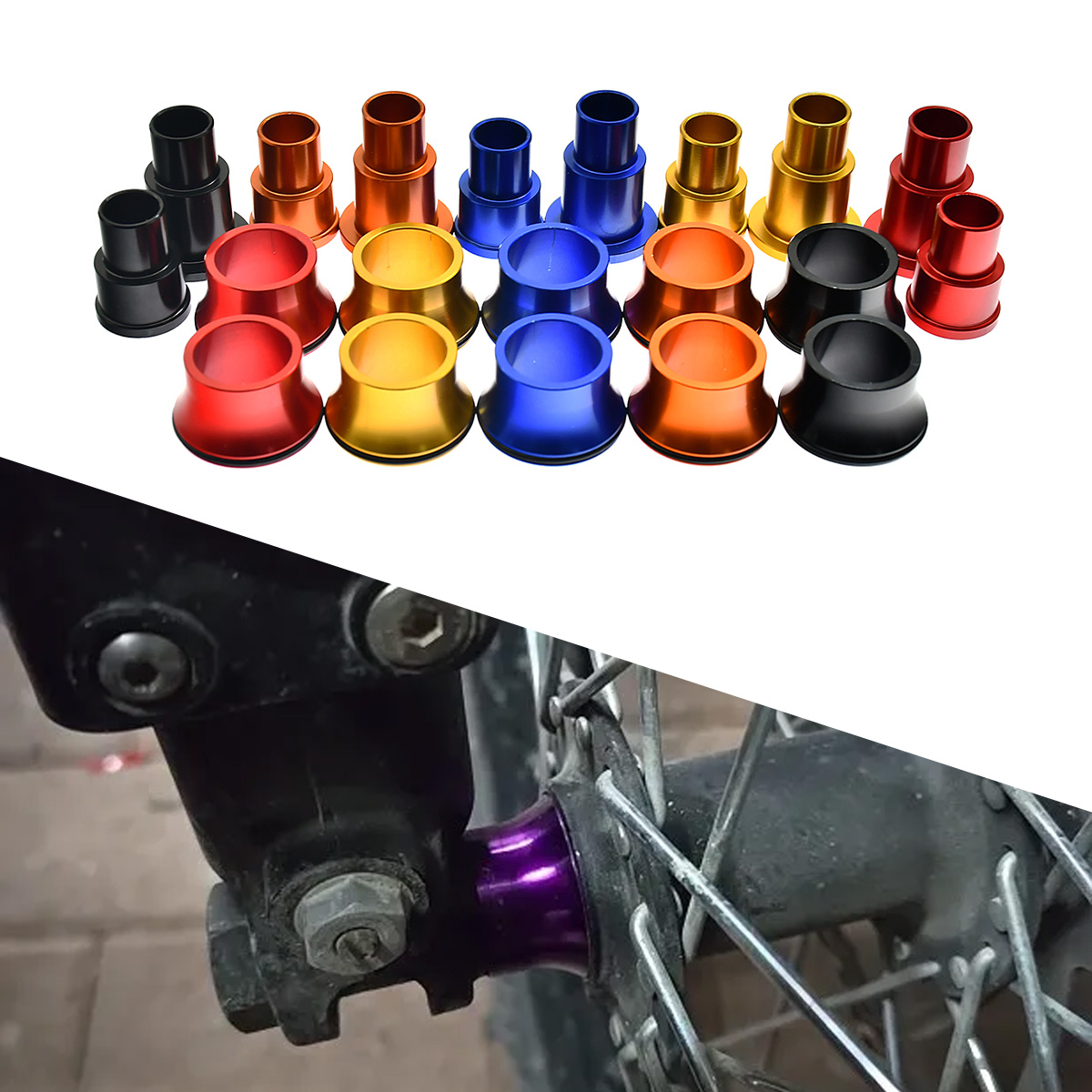 Bike Light Front Rear - Peças e Acessórios Leves Modificados para