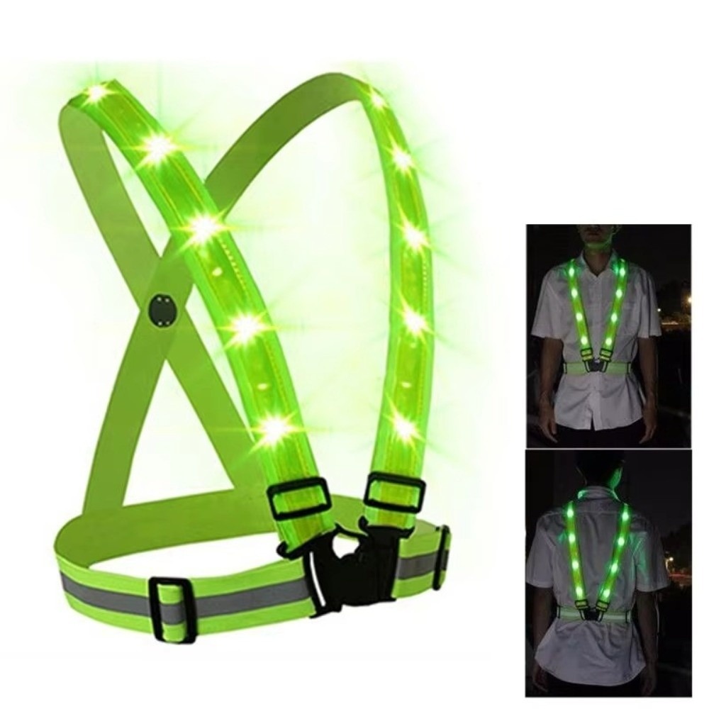 Reflective Vest Cycling - Novo Colete de Segurança LED de