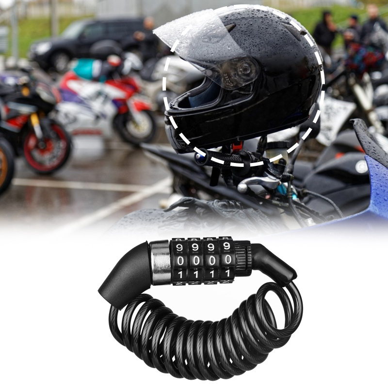 Chain Lock Combination - Cadeado Antifurto para Moto e Bicicleta