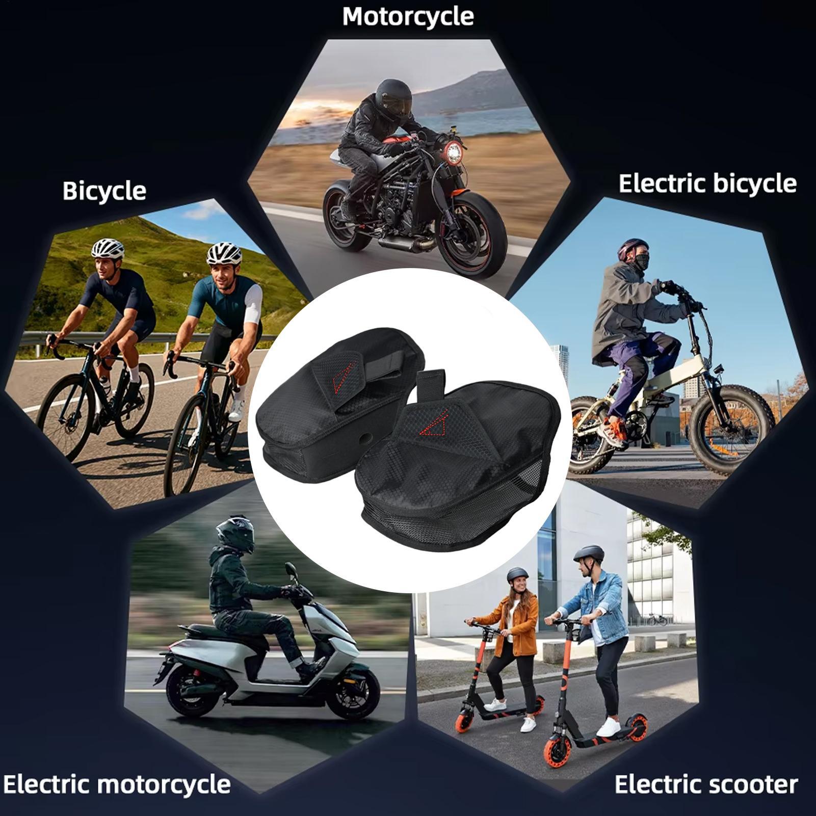 Cycling Commute Distance - Luvas de malha respirável para guidão,