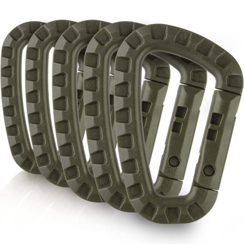 Chain Lock Combination - 2/5/16 pçs conjunto de mosquetão tático