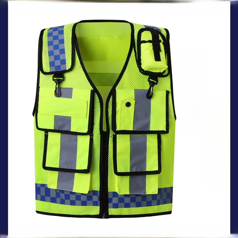 Reflective Vest Cycling - Colete de Segurança Refletivo Multifuncional com