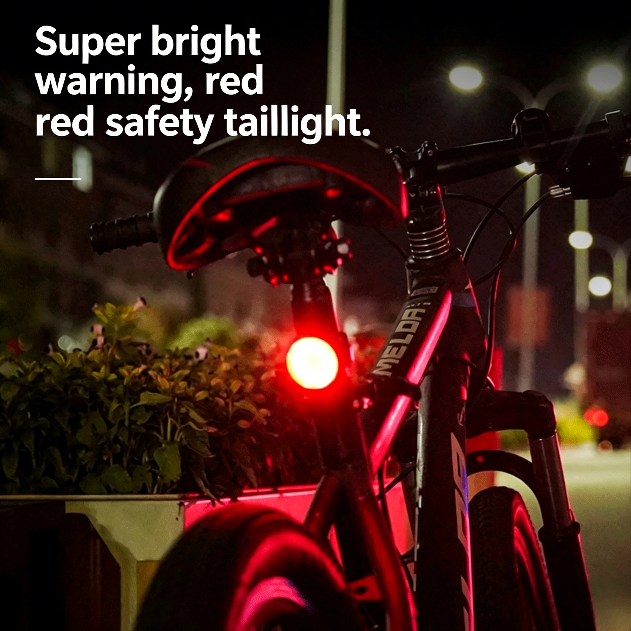 Bike Light Front Rear - Conjunto de Luzes LED para Bicicleta