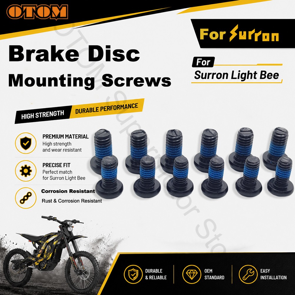 Bike Light Front Rear - Parafusos de Montagem do Disco de