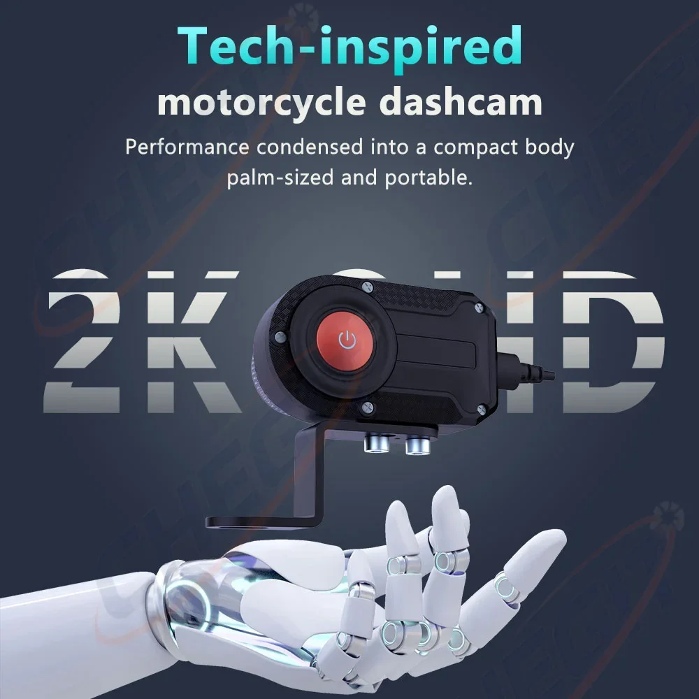 Câmera DVR para Motocicleta 2K - Cycling Loop avaliação e preço