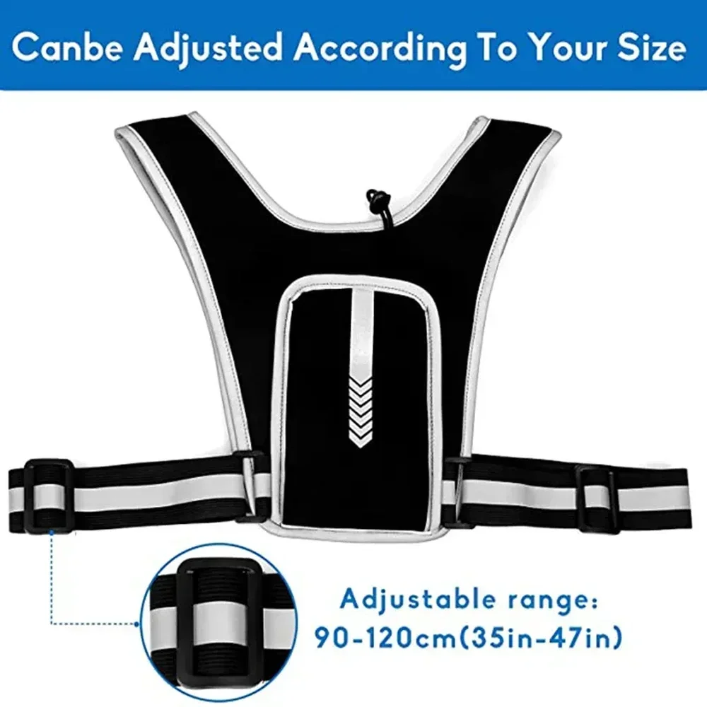 1 pçs colete de corrida reflex - Reflective Vest Cycling avaliação e preço