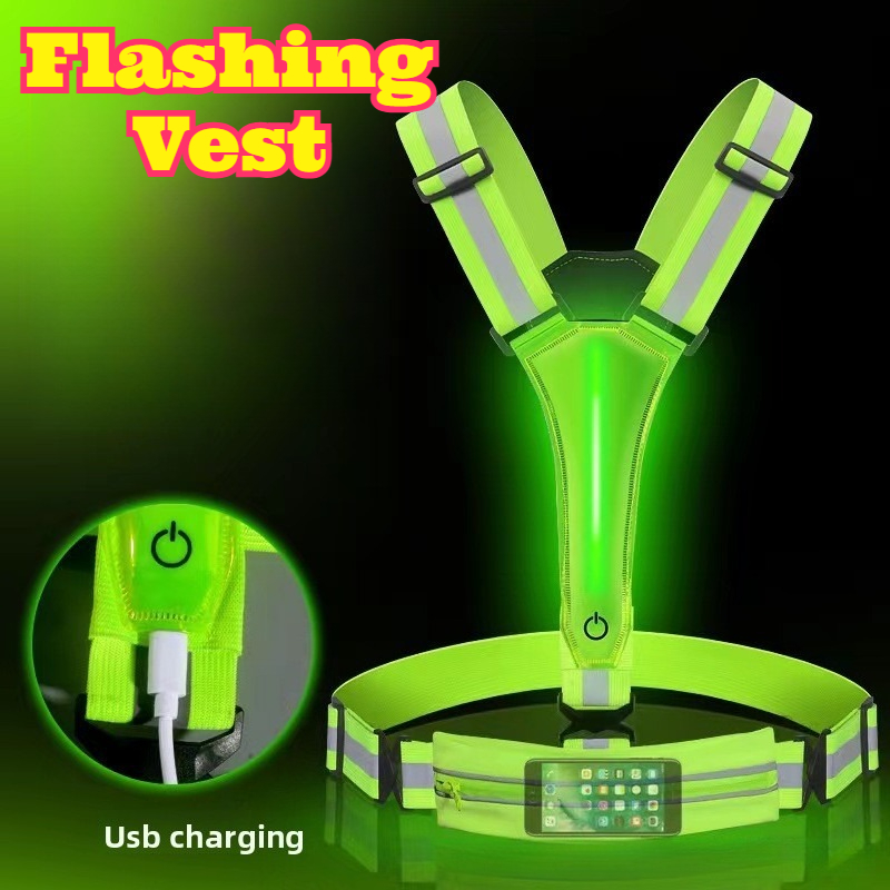 Colete Refletivo LED Luminoso  - Reflective Vest Cycling avaliação e preço