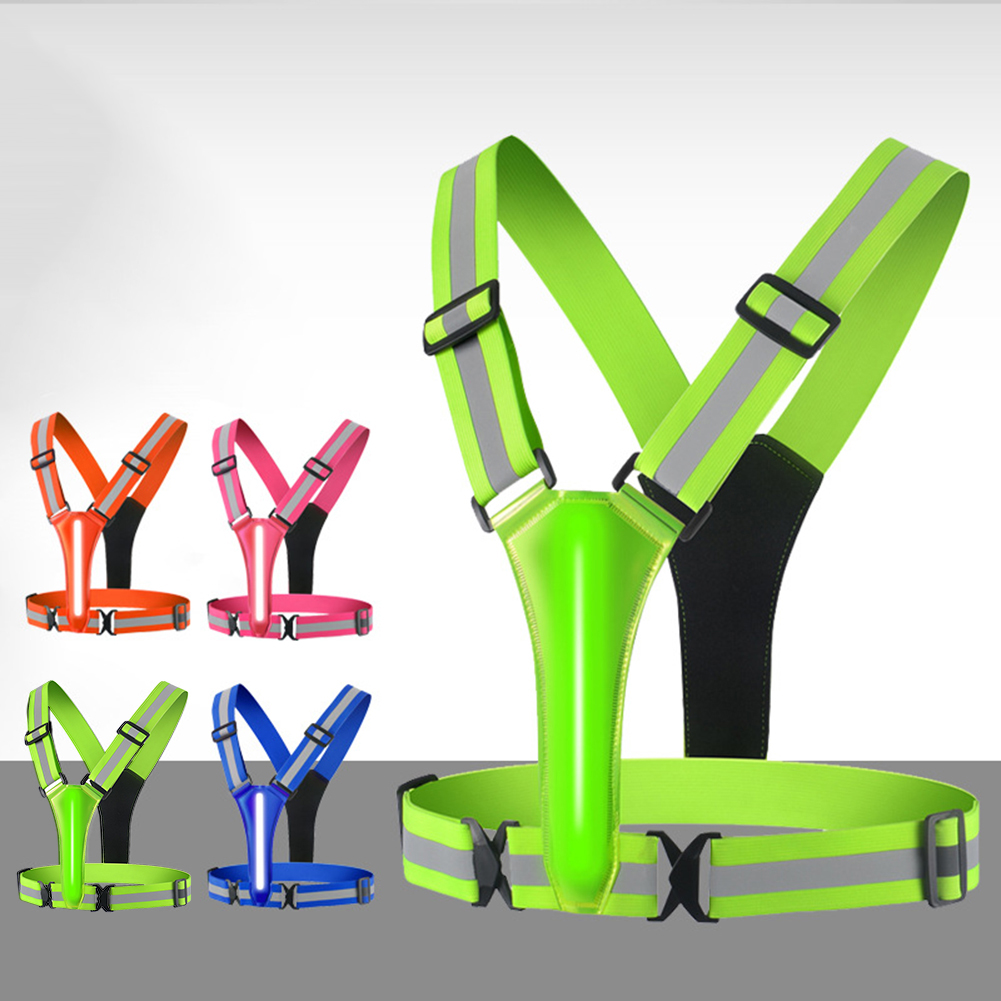 Colete LED Running com USB, Re - Reflective Vest Cycling avaliação e preço