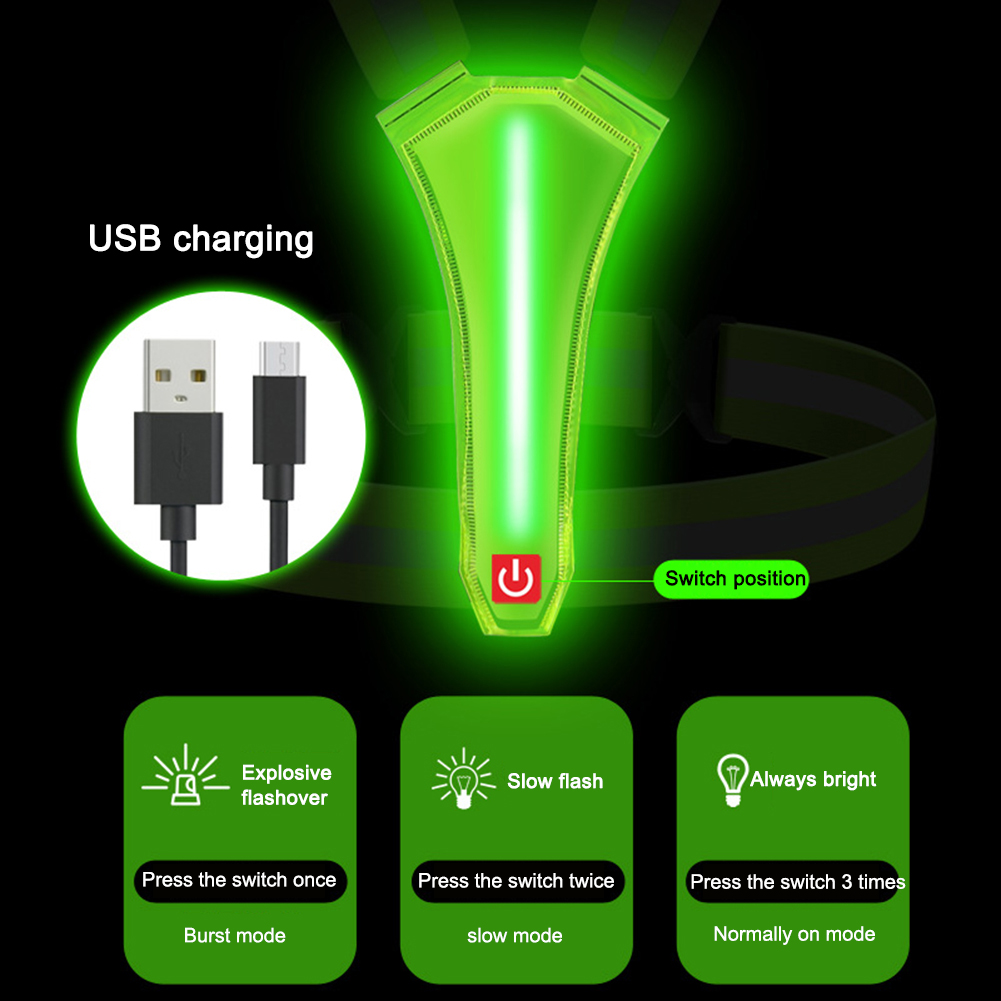 Colete LED Running com USB, Re - Reflective Vest Cycling avaliação e preço