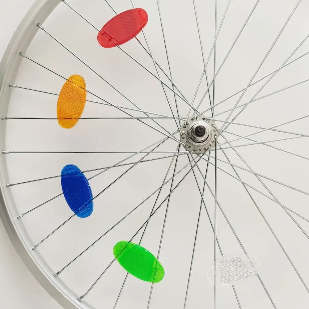 4 pçs/set bicicleta mountain b - Spoke Reflector Set avaliação e preço