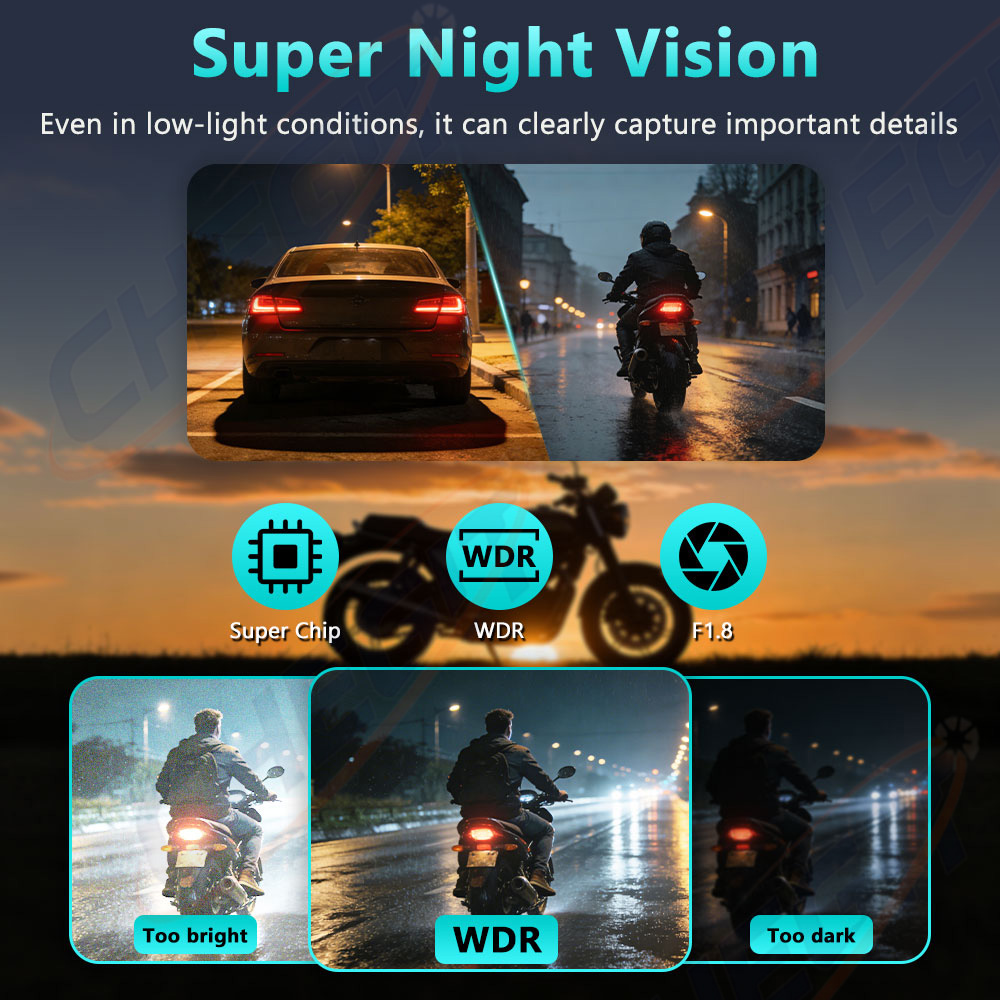 Novo DVR para Motocicleta 2K H - Cycling Loop avaliação e preço