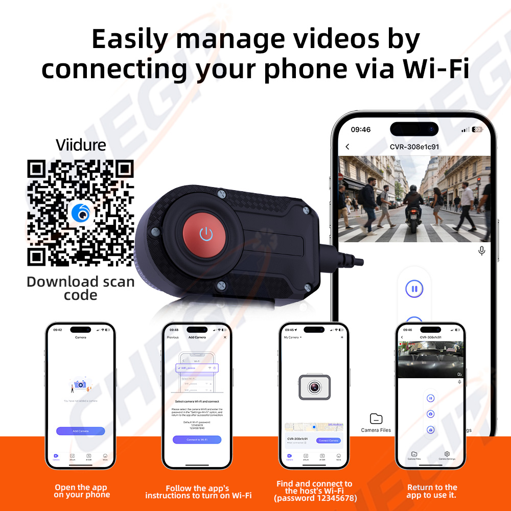 Novo DVR para Motocicleta 2K H - Cycling Loop avaliação e preço