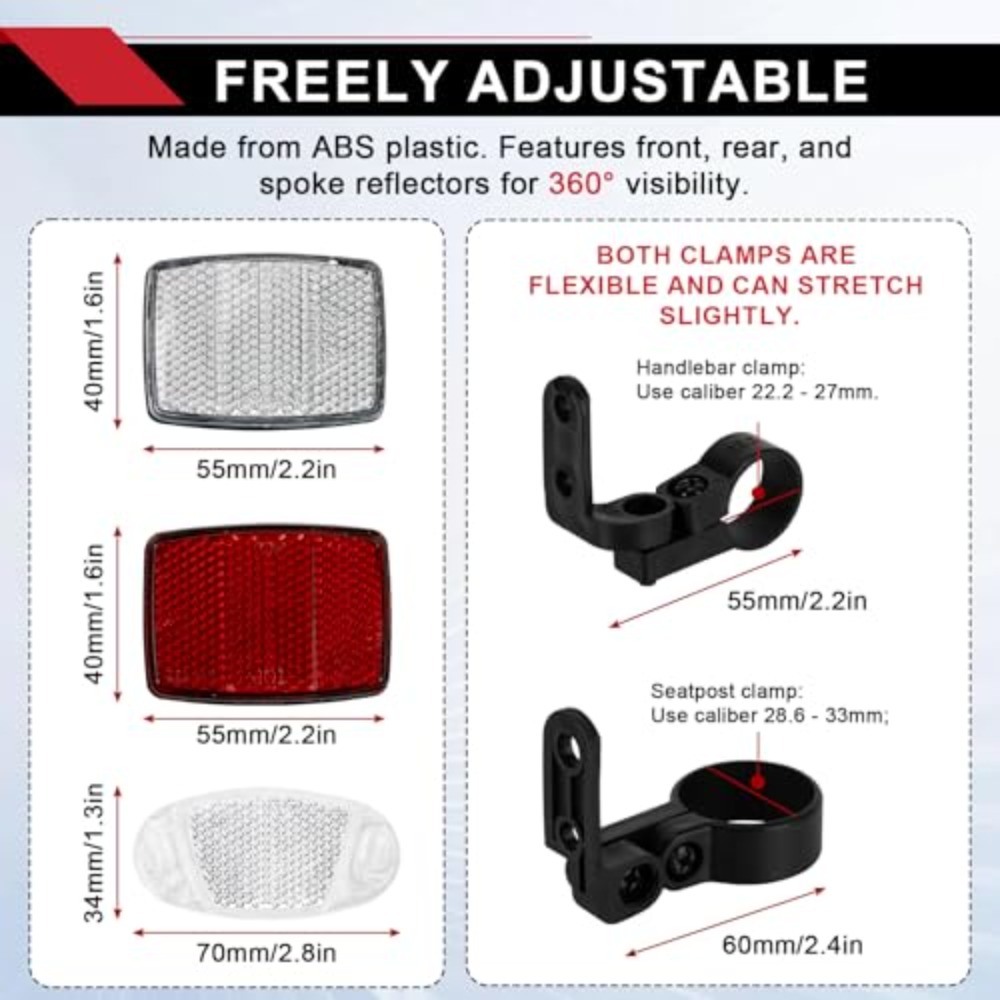 Kit de Refletores para Bicicle - Spoke Reflector Set avaliação e preço