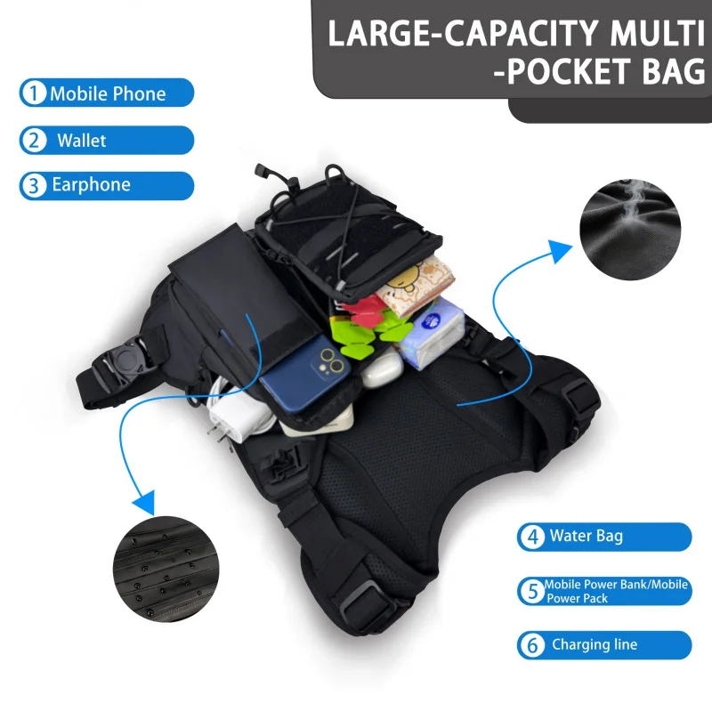 ​ Colete Tático de Alta Qualid - Reflective Vest Cycling avaliação e preço