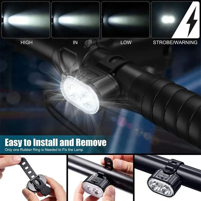 Luzes de Bicicleta Dianteiras  - Bike Light Front Rear avaliação e preço