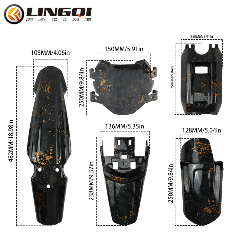Lingqi frente traseira paralam - Bike Light Front Rear avaliação e preço