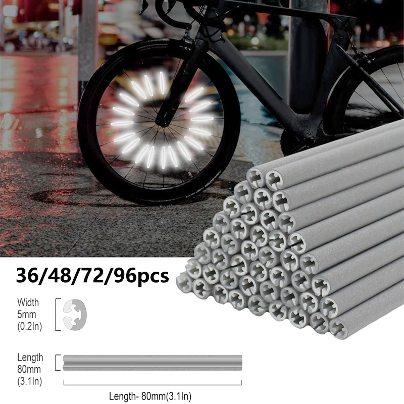 36/48/72/96 peças 8cm refletor - Spoke Reflector Set avaliação e preço