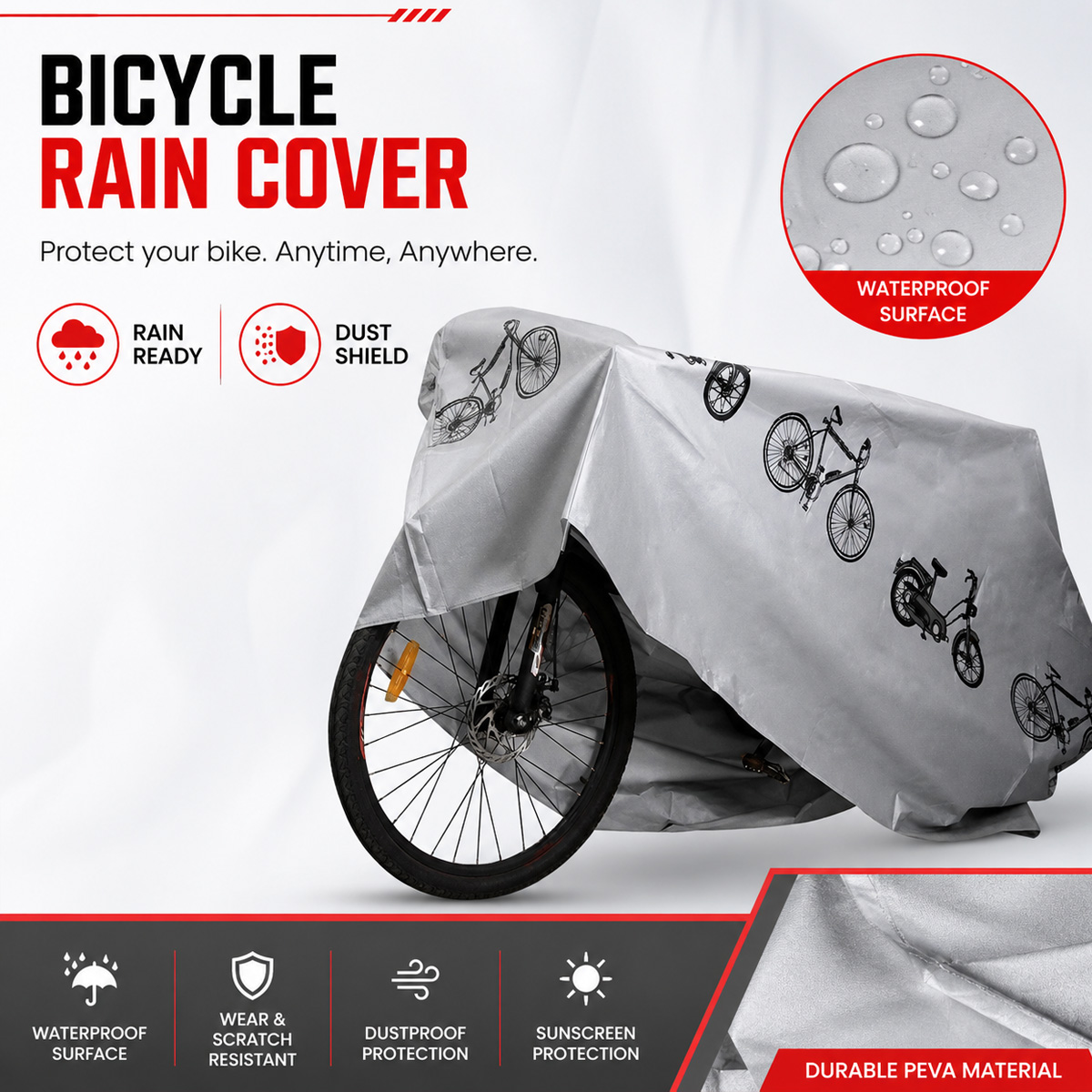 Capa de Chuva Universal para B - Cycling Commuter Bag avaliação e preço