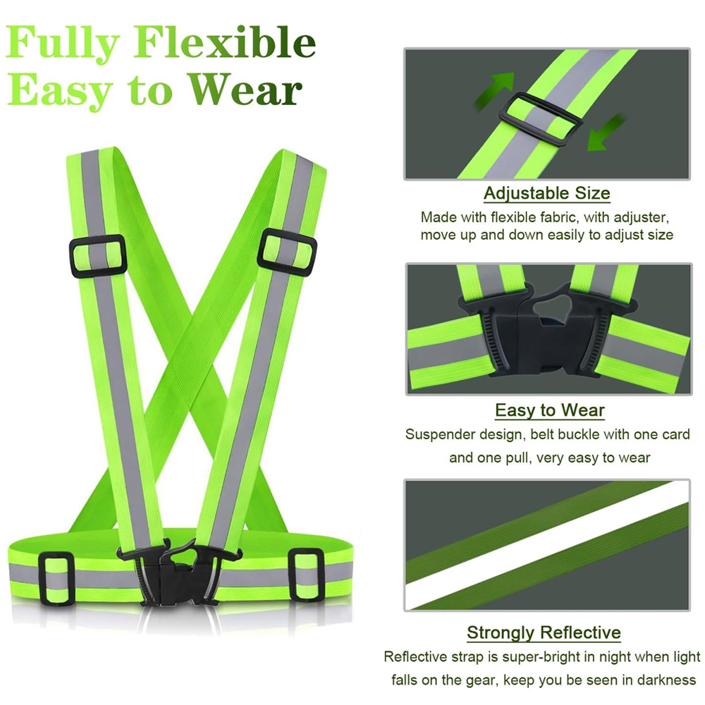 1 pçs colete de corrida noturn - Reflective Vest Cycling avaliação e preço