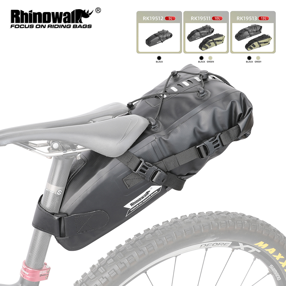Rhinowalk bolsa de selim de bi - Cycling Commuter Bag avaliação e preço