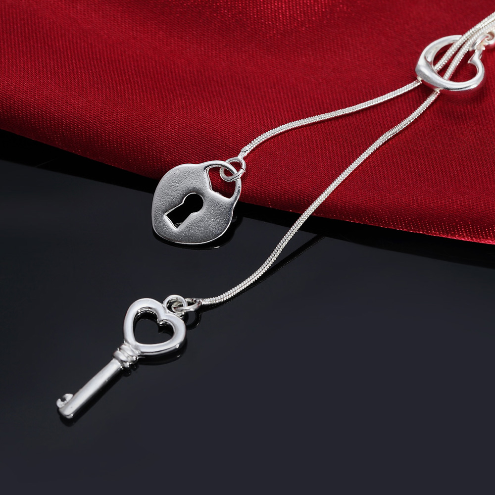 Fine 925 Sterling Silver român - Chain Lock Combination avaliação e preço