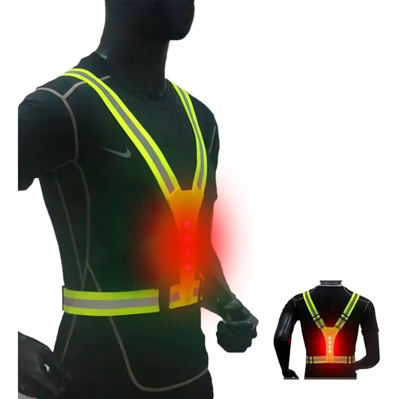 Led correndo colete reflexivo  - Reflective Vest Cycling avaliação e preço