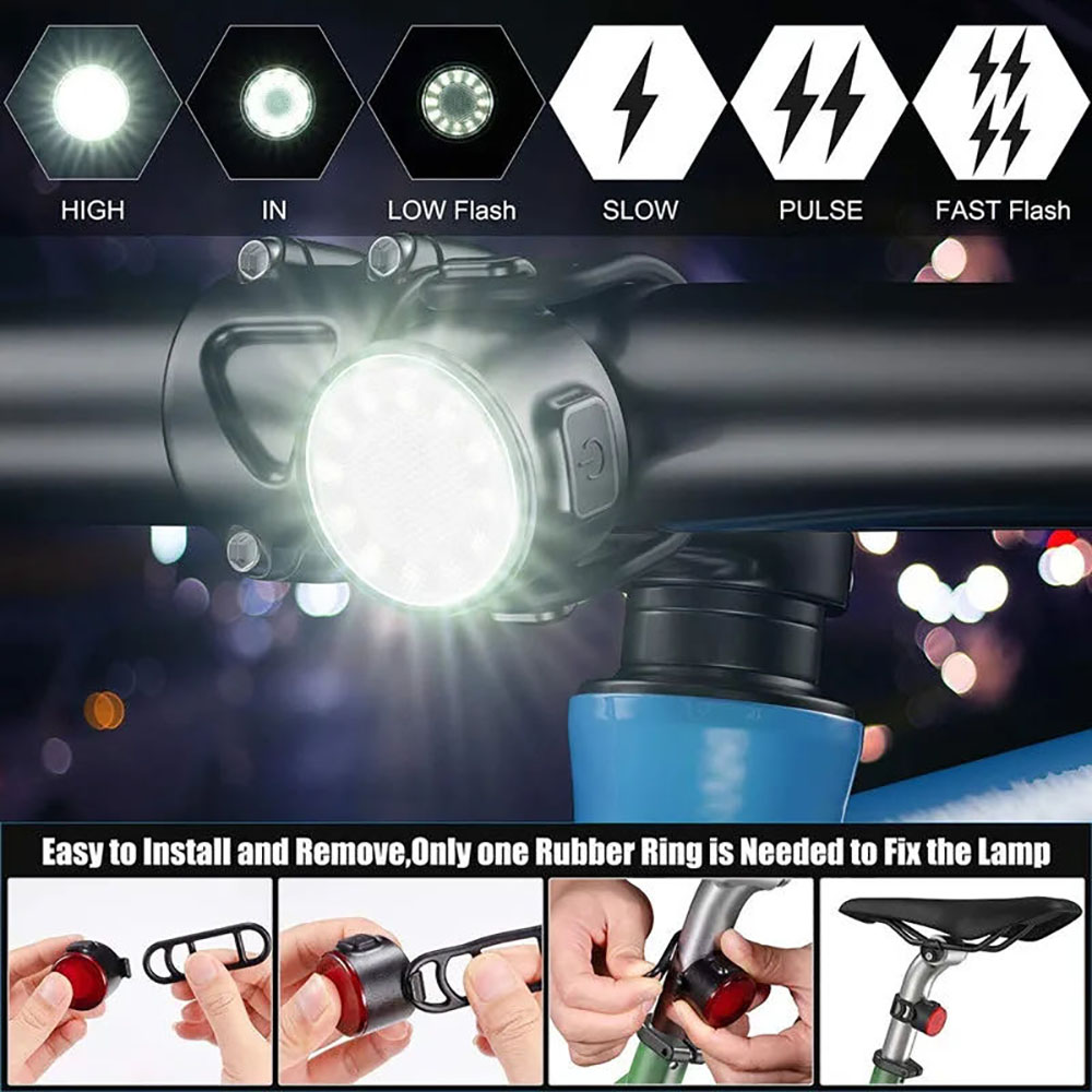 Conjunto de Luzes LED para Bic - Bike Light Front Rear avaliação e preço